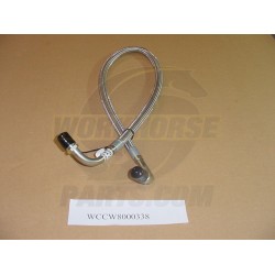 W8000338  -  Hose Asm - Auxiliary Engine Oil Cooler Inlet, Quick Connect